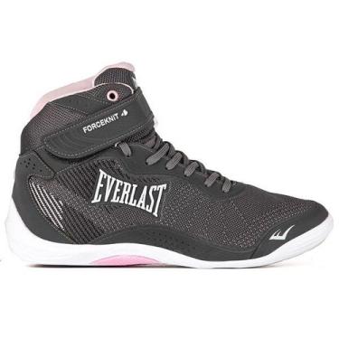 Imagem de Tenis everlast feminino forceknit 4 sefa132, Cinza, Rosa, 39