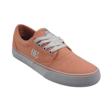 Imagem de Tênis Dc Shoes New Flash 2 Tx Casual Alta Qualidade, Rosa, Branco, 37