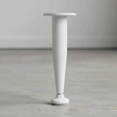Imagem de Pé Leve Cônico Regulável 10cm Branco 4 Unidades - Generica, Branco, UN