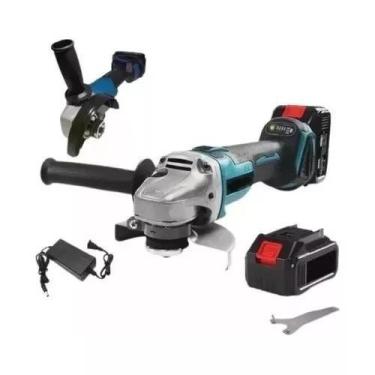 Imagem de Esmerilhadeira Lixadeira 100 Mm Com Bateria Recarregável 48v - IT-BLUE