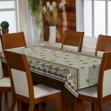 Imagem de Toalha de Mesa 6 Lugares Corujinha - 4173 V01 - Textil Giordano, Coruj