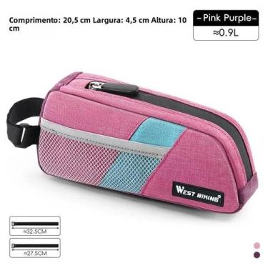Imagem de Bolsa De Quadro Para Bicicleta WEST BIKING 0.9L Portátil E Resistente 