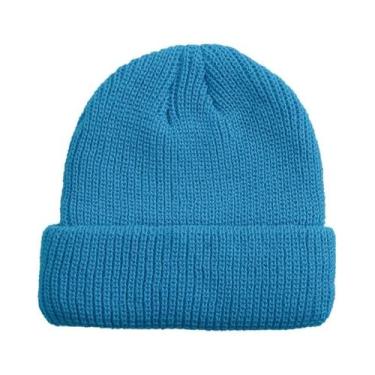 Imagem de Gorro Unissex De Malha Canelada Estilo Pescador Marinheiro Curto Para 