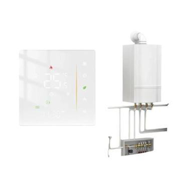Imagem de Termostato Inteligente WiFi Para Aquecimento De Piso Elétrico, Control