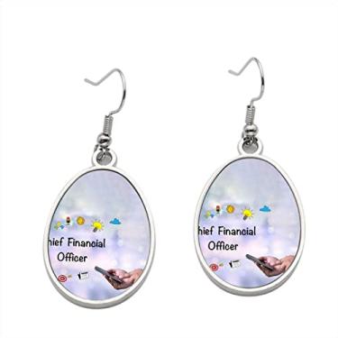 Imagem de Brinco Cfo Chief Financial Officer 2 – Brincos pendentes para meninas – Presente de festa de aniversário dos namorados