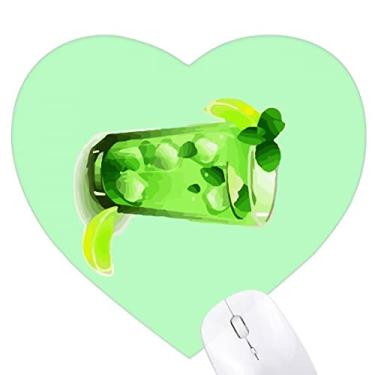 Imagem de Mousepad de borracha realista Pretty Pics, coração de cidra, tapete de jogo para escritório