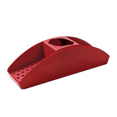 Imagem de Organizador de Pia Flex Basic, 16,6 x 16,6 x 12 cm,Vermelho Bold, Coza