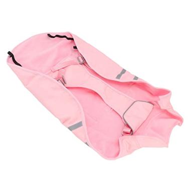 Imagem de Capa de chuva para cães Jaqueta de chuva para cães Design de abertura traseira Descanso de pernas traseiro para animais de estimação Rep