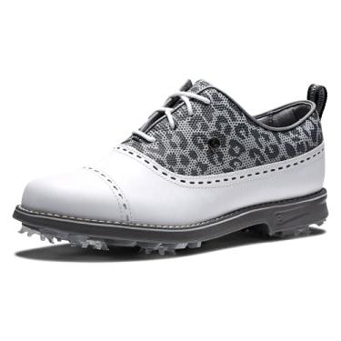 Imagem de FootJoy Série Premiere Feminina Estilo Temporada Anterior, Branco/leopardo da neve, 40