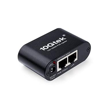 Imagem de Injetor PoE, 802.3af/at, 100/1000Mbps, até 100 metros, com um adaptador de energia de 0,5A