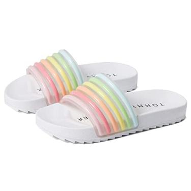Imagem de Tommy Hilfiger Sandália Shylo (criança pequena), Pastel/arco-íris, 2 Little Kid