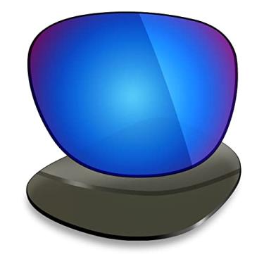 Imagem de Mryok Lentes de reposição polarizadas para Arnette Straight Cut AN4214-58 mm - Ice Blue