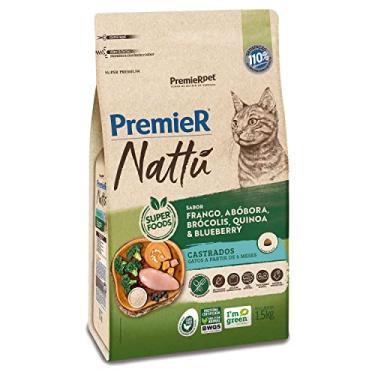 Imagem de PremieR Pet Ração Premier Nattu Para Gatos Castrados Sabor Abóbora 1.5Kg