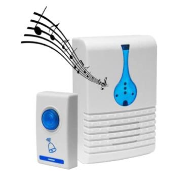 Imagem de Campainha Residencial Sem Fio, Longo Alcance 50 A 100m, 36 Tons, SOS Idosos