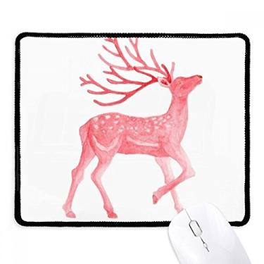Imagem de Mousepad IUCN Endangered Animals Red Sika Deer Tapete de borracha para jogos