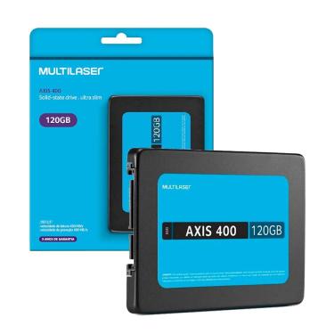 Imagem de Ssd Multilaser 120GB 2,5 450 Mb/s - Axis 400 - SS101