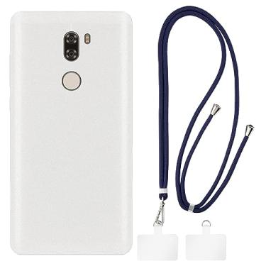 Imagem de Shantime Capa para Xiaomi Mi 5S Plus + Cordões universais para celular, pescoço/alça macia de silicone TPU capa amortecedora para Xiaomi Mi 5S Plus (5,7 polegadas)