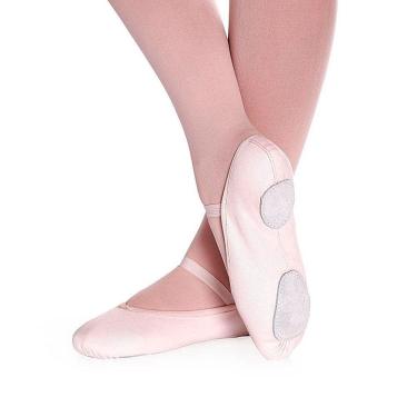 Imagem de Sapatilha Só Dança Meia Ponta F-23 Lona Para Ballet Adulto 33 ao 45