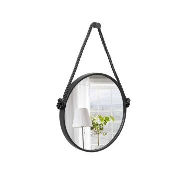 Imagem de Espelho Decorativo Adnet Alça Corda Naval Redondo