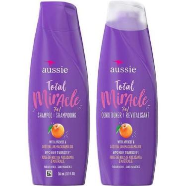 Imagem de Kit Aussie Shampoo 7 Miracle Condicionador + Em 1 Total