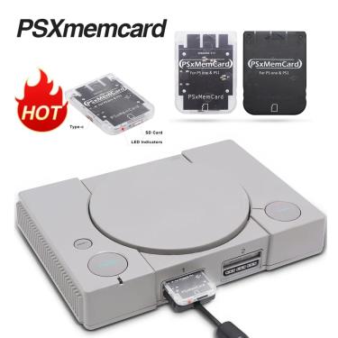 Imagem de PSXMemory Card para PS1 PS One Console  Save Data Game Card  Cartão MicroSD  TF Card  Suporte