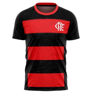 Imagem de Camiseta Braziline Speed Flamengo Masculino - Preto E Vermelho