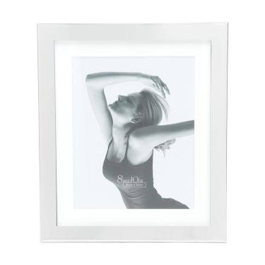 Imagem de Porta-Retrato Wolff de Aço Prata 13cm x 18cm