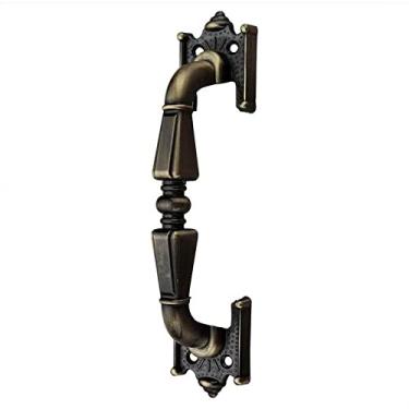 Imagem de Maçaneta da porta de bronze verde Guarda-roupa vintage Maçanetas da gaveta Puxadores das maçanetas Ferragens para móveis, A, h