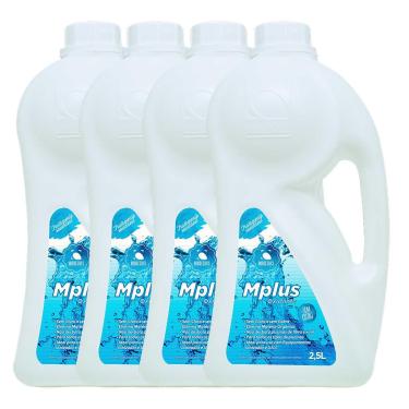 Imagem de MPlus Oxidante Tratamento Saudável para Piscina Spa Ofurô 2,5L - Kit c/ 4