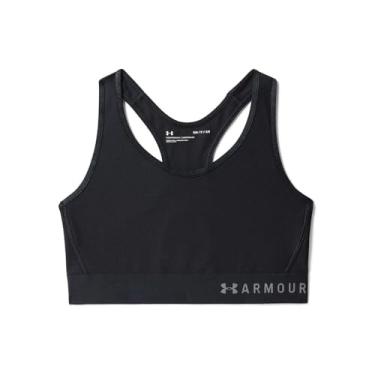 Imagem de Under Armour Sutiã esportivo feminino Armour Mid Keyhole (001)/prata metálica, grande