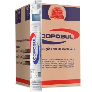 Imagem de Caixa Fechada De Copo Descartável 200ml Cristal  2,500 Copos - Coposul