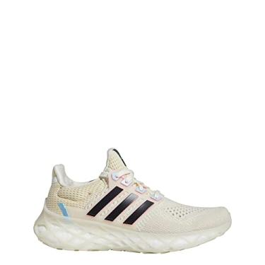 Imagem de adidas Ultraboost Web DNA Tênis feminino, Branco/Legend Ink/Azul Bliss, 35 BR