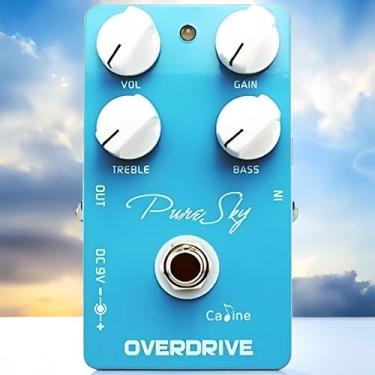 Imagem de Pedal de guitarra MIMIDI CP-12 Pure Sky, overdrive limpo e altamente puro, design true bypass, 9V Caline Sky OD Efeito Overdrive puro Acessórios para pedais Instrumentos Musicais Infantis