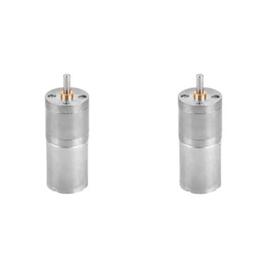 Imagem de Motor de Engrenagem de Metal de 2 Unidades, Motor DC RS550 Motor de Serra Elétrica de 28000 RPM, Motor de Engrenagem de 12 V de Alto para Brinquedos DIY, Navios, Projetos, Com