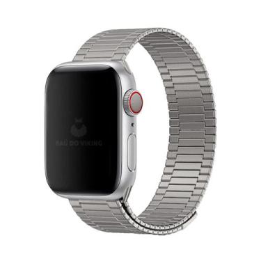 Imagem de Pulseira Elos Clássica Magnética Compatível com Apple Watch - Baú do V