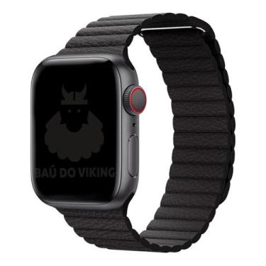 Imagem de Pulseira Loop Compatível com Apple Watch - Baú do Viking, 38-40, Preto