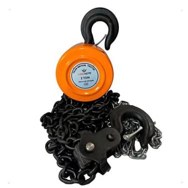 Imagem de Talha Manual 2 Toneladas Carga KingNote Com Elevação 2000kg Corrente D
