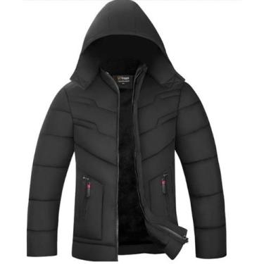 Imagem de Casaco Jaqueta Blusa Frio P/neve - própria, Preto g