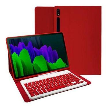 Imagem de Capa Com Teclado Bluetooth Para Tablet Samsung Galaxy S7 Fe - BDNET