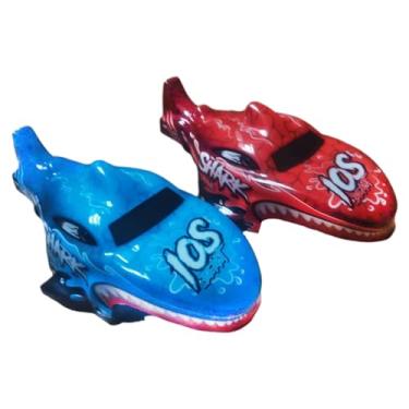 Imagem de DYODYORC 2 Pack Car Shells for Replacement, Cool Sharks, Easy to Install, Blue and Red Set
