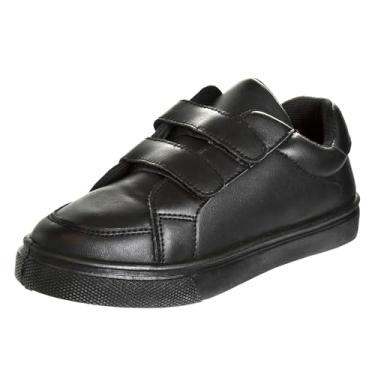 Imagem de French Toast Tênis de lona Oxford para meninos e meninas – Vestido atlético casual uniforme escolar Oxford (bebê/criança pequena/criança grande), Preto, 17