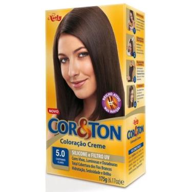 Imagem de Tintura cor&ton 5,0 castanho claro 175G