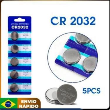Imagem de 5 baterias 2032 Lithium Qualidade Premium - lt