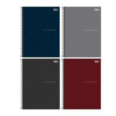 Imagem de Caderno Espiral Capa Plástica 1 Matéria - 80 Folhas - Connect Neon Masculino - Tilibra