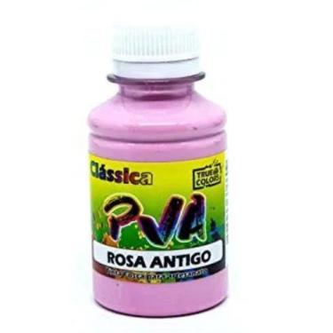 Imagem de Tinta Pva Fosco Cores Claras 100ml True Colors, ROSA ANTIGO