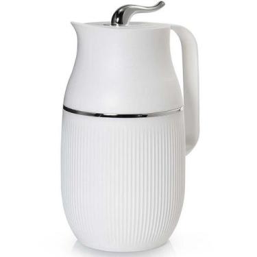 Imagem de Garrafa Termica 1L Vicenza Branca para CHA Cafe Termopro