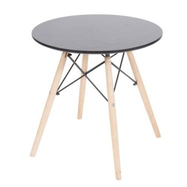 Imagem de Mesa Eames Eiffel Infantil Base Madeira com Diâmetro 60cm - Tatu Bola 
