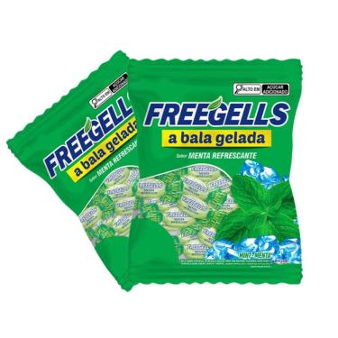 Imagem de Bala Freegells Menta Refrescante Riclan 475g - 2 Pacotes