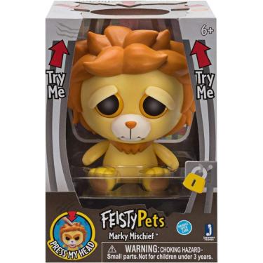 Imagem de Figure Toy Feisty Pets Marky Mischief 4 Lion para crianças a partir de 3 anos