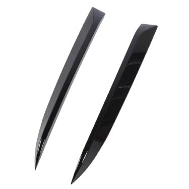 Imagem de Par de Spoiler Lateral Janela Traseira Brilhante Preto Cauda Janela Lateral Asa Capa Guarnição para X6 E71 E72 2008-2014 Ferramentas de Modificação do Carro